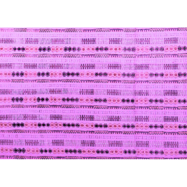 Foundry Select Jeremiasz Purple/Black/Pink Machine Washable Rug Wayfair